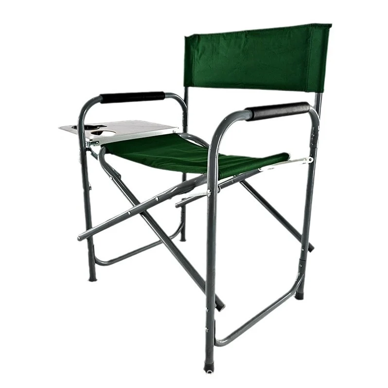 Bequemer Klappstuhl mit Seitenablage Skanto