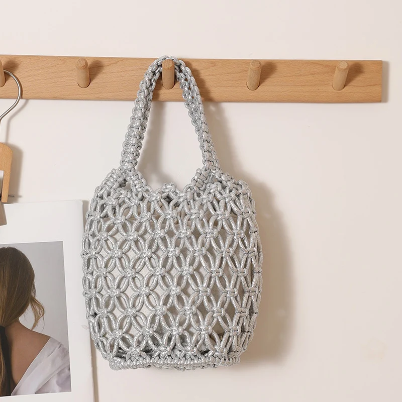 Trendige Shopper-Tasche mit einzigartigem Netzdesign Skanto