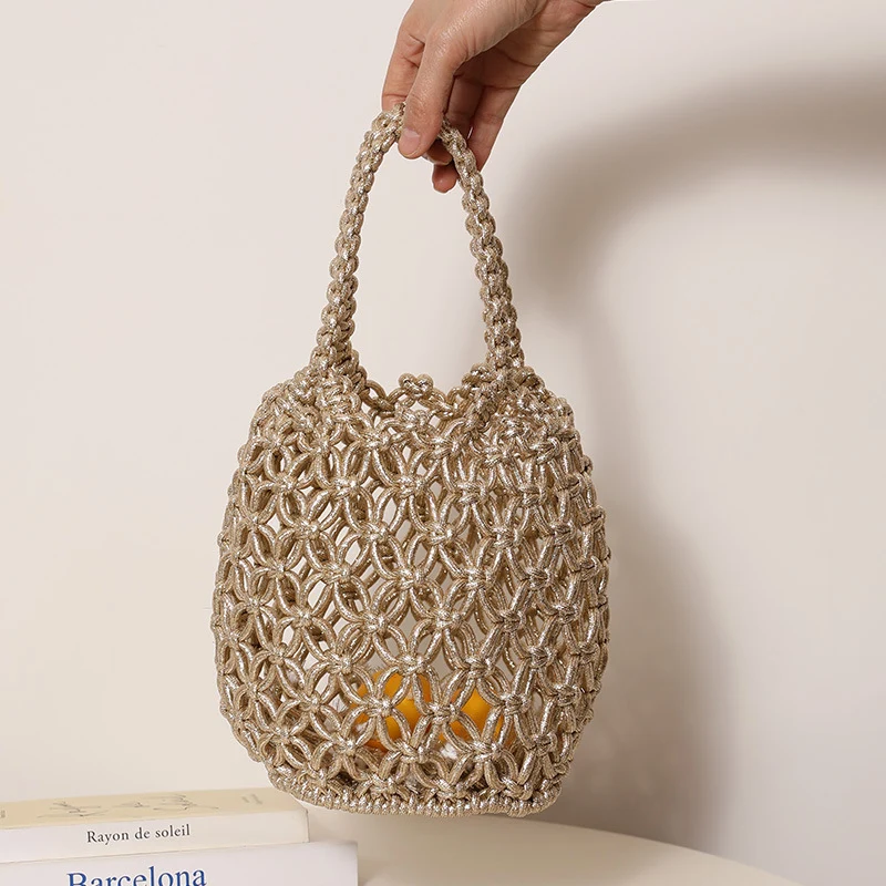 Trendige Shopper-Tasche mit einzigartigem Netzdesign Skanto