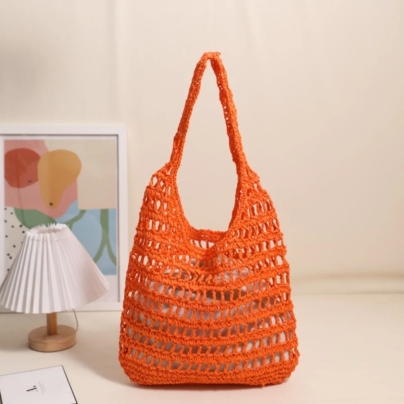 Trendige Netztasche mit gerafftem Design Skanto