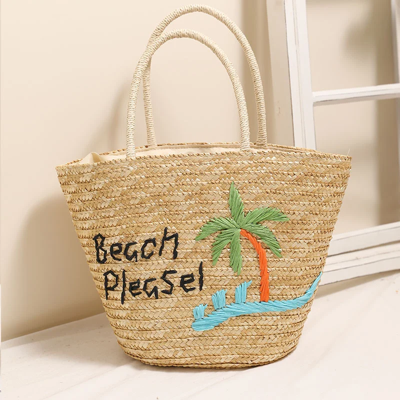 Strandtasche mit personalisierter Stickerei Skanto