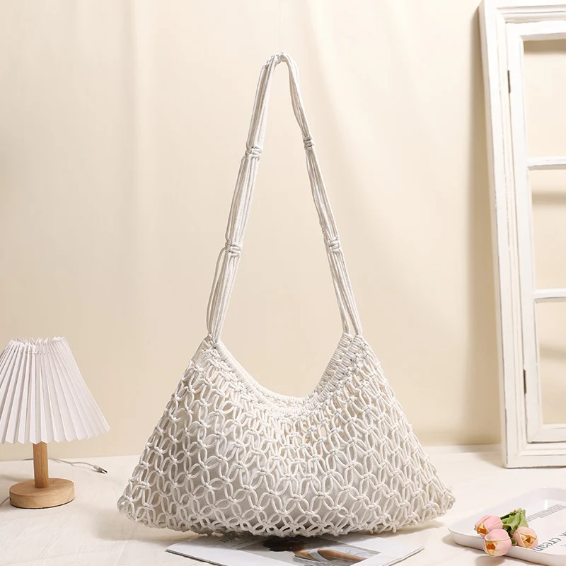 Handgeknüpfte Makramee-Tasche Skanto