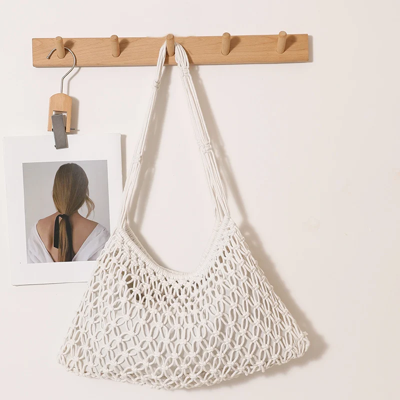 Handgeknüpfte Makramee-Tasche Skanto