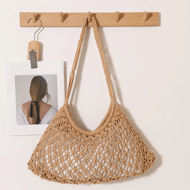 Handgeknüpfte Makramee-Tasche Skanto