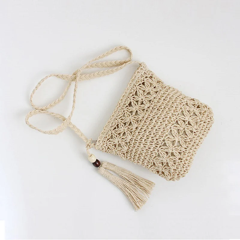 Handgestrickte Häkeltasche Skanto