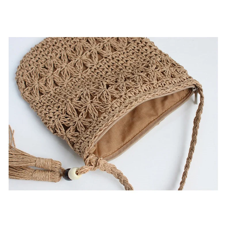 Handgestrickte Häkeltasche Skanto
