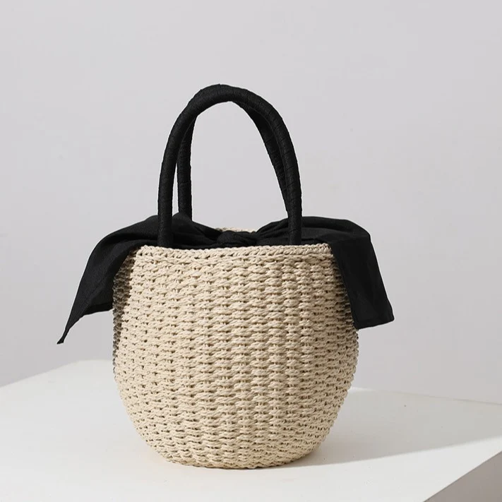 Handgemachte Korbtasche mit stilvollem Design Skanto