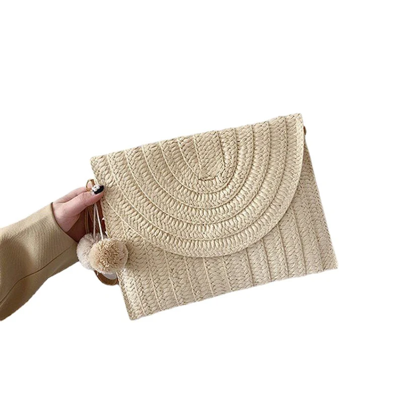Stilvolle handgefertigte Clutch aus Naturmaterial Skanto