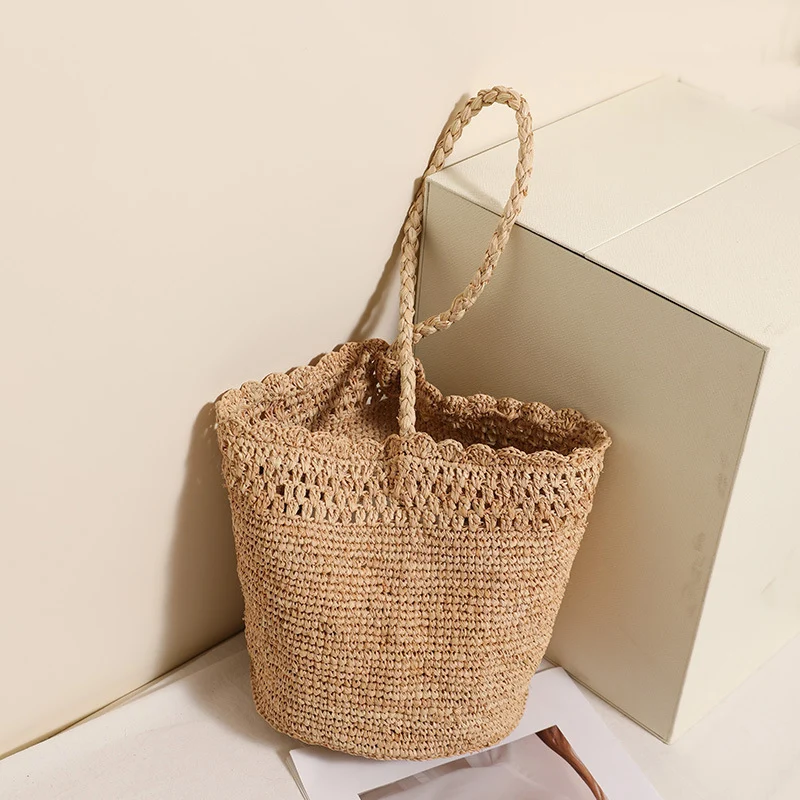 Geflochtener Raffia-Korb Skanto