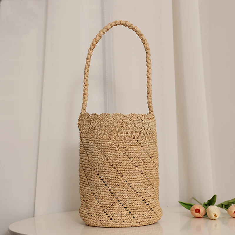 Geflochtener Raffia-Korb Skanto