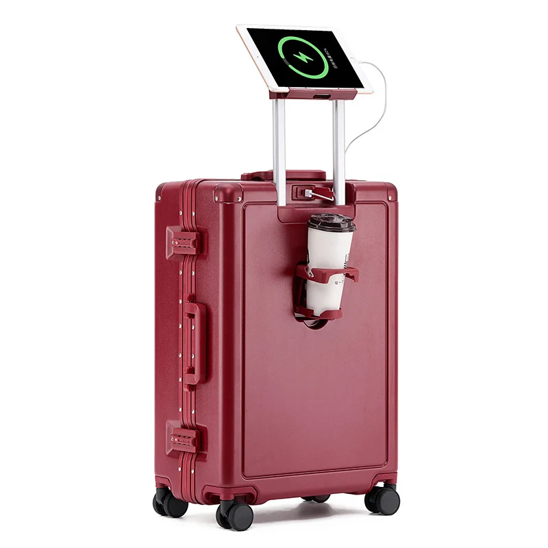 Herren Smart Tech Rollkoffer Skanto
