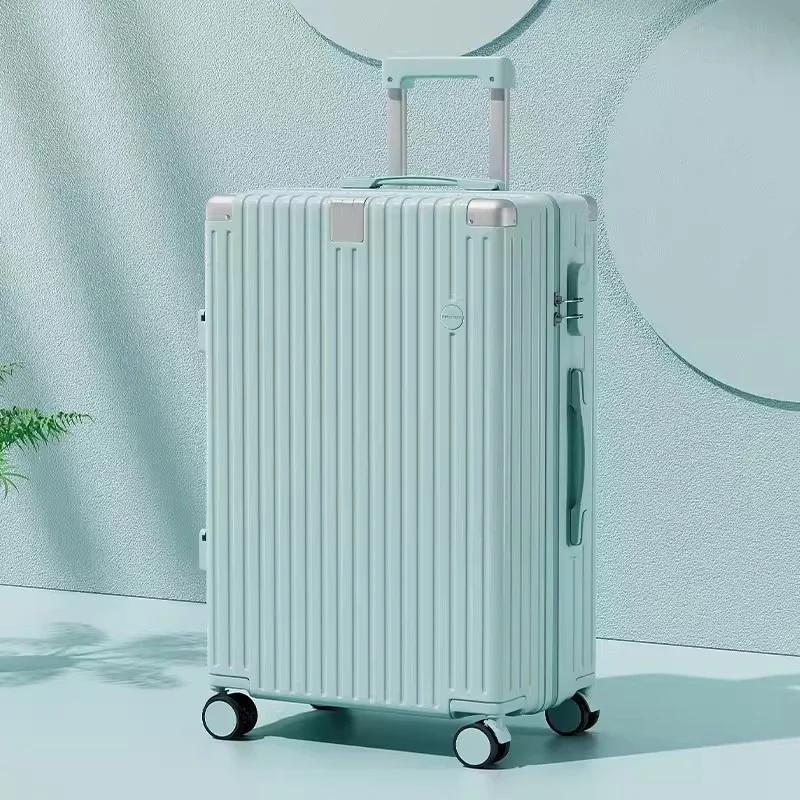 Damen stilvoller strukturierter Spinner-Koffer Skanto