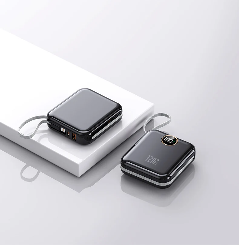 Tragbare Powerbank mit Digitalanzeige und hoher Kapazität Skanto