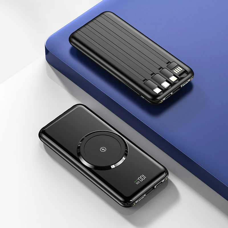 Tragbare Powerbank mit Schnellladefunktion und LED-Anzeige Skanto