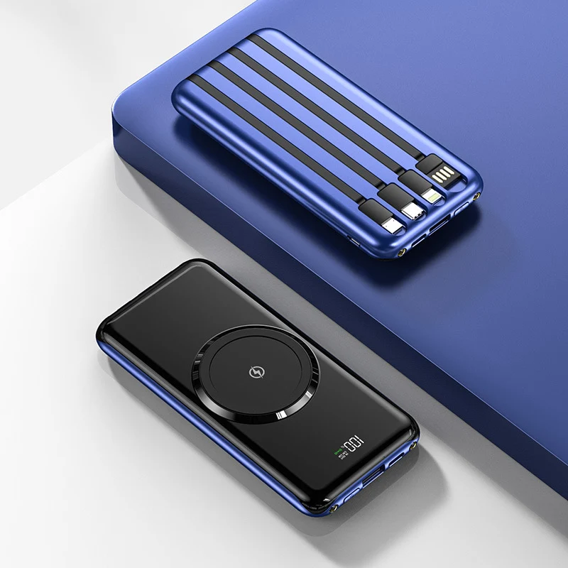 Tragbare Powerbank mit Schnellladefunktion und LED-Anzeige Skanto