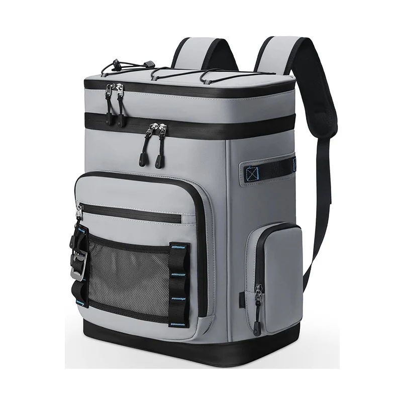 Unisex isolierter Rucksack-Kühler mit stabilem Boden, mehreren Außentaschen und ergonomisch gepolsterten Gurten Skanto