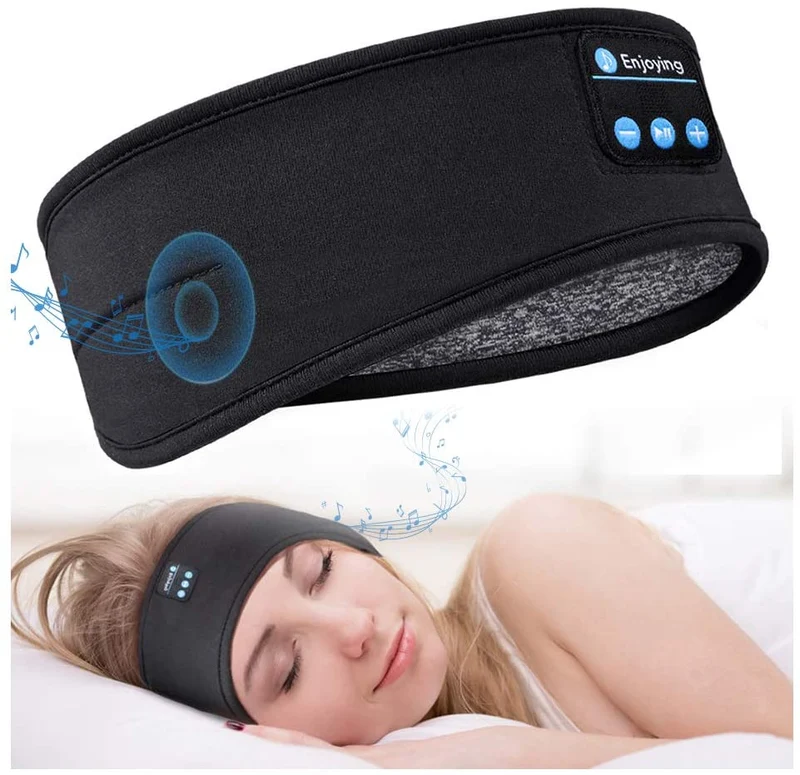 SnoozeMelody – Schalldichte Bluetooth-Schlafmaske für ruhige Nächte Skanto