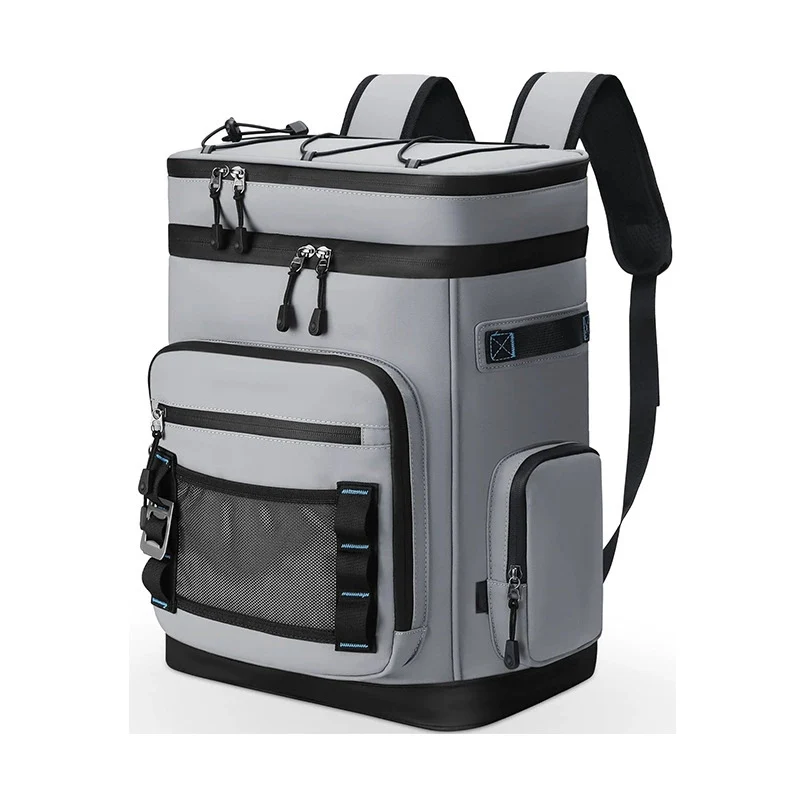 Unisex Isolierter Kühlrucksack mit Hartboden, mehreren Fächern und ergonomischen Gurten Skanto