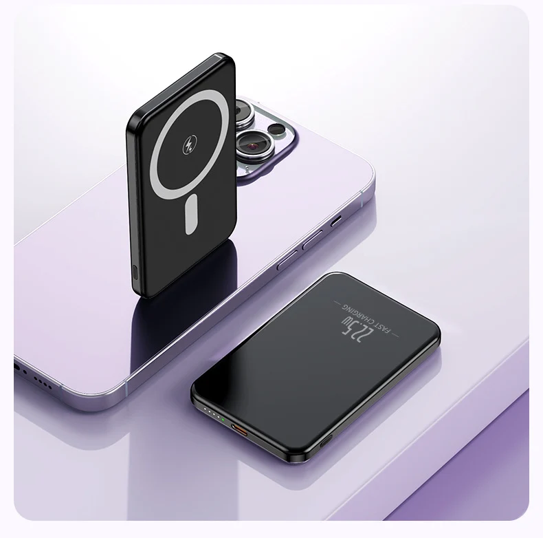 Tragbare Powerbank mit Magnetfunktion Skanto