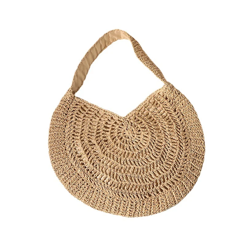 Gehäkelte Strandtasche im künstlerischen Spiraldesign Skanto