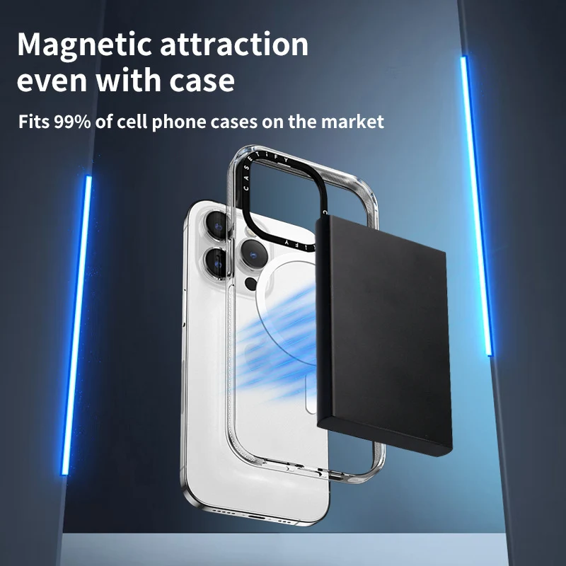 Tragbare magnetische Powerbank mit schneller induktiver Ladefunktion Skanto