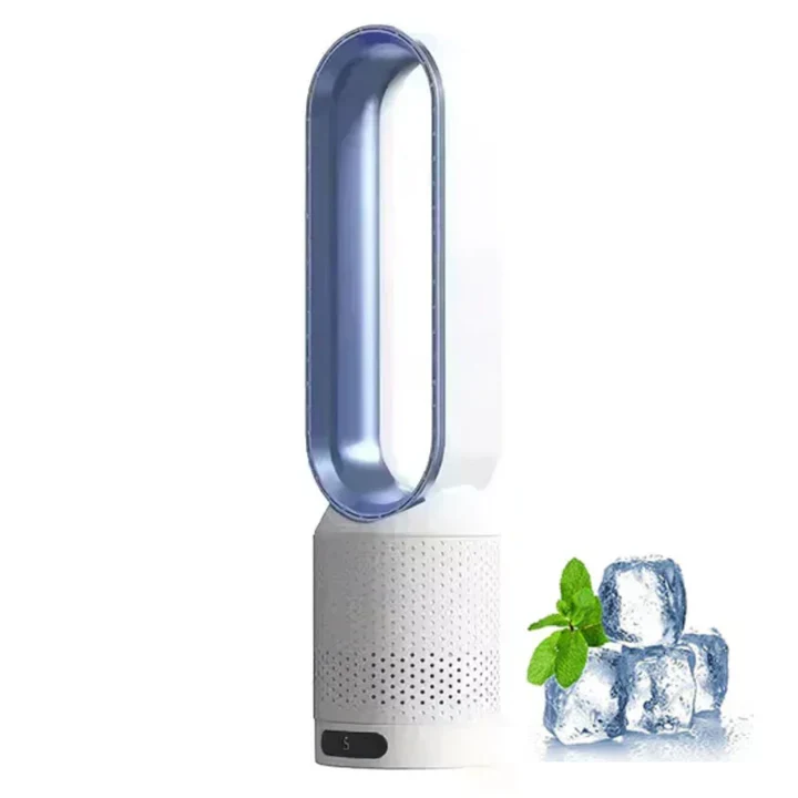 Tragbarer blattloser Ventilator mit Luftreinigung und Fernbedienung | Skanto