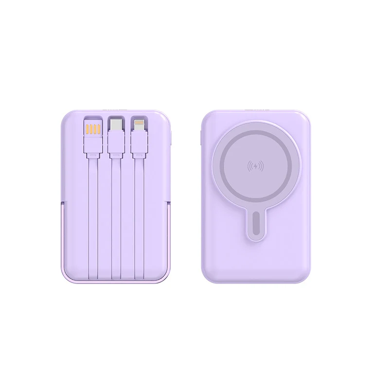 Multifunktionale Powerbank mit kabelloser Ladefunktion Skanto