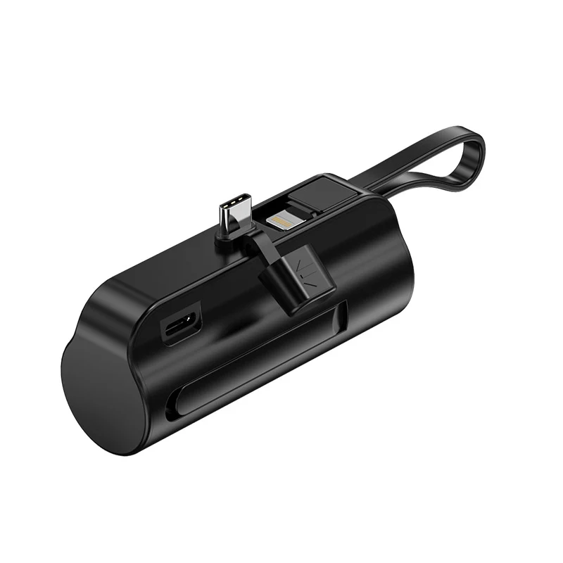 Tragbare Powerbank mit integriertem Kabel Skanto