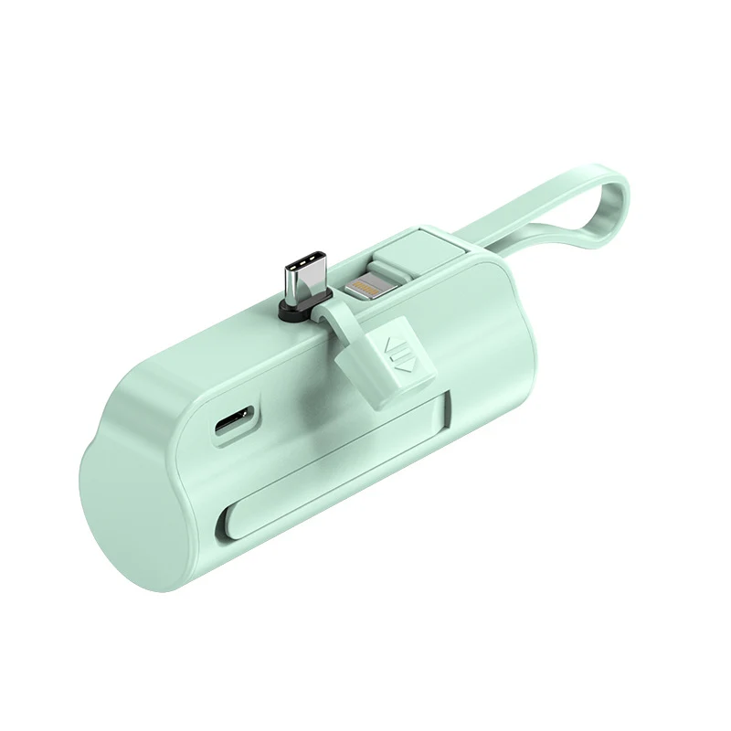 Tragbare Powerbank mit integriertem Kabel Skanto
