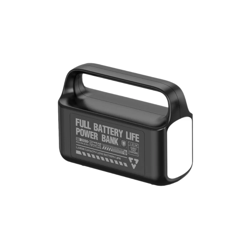Tragbare Powerbank mit integriertem LED-Licht und Schnellladefunktion Skanto