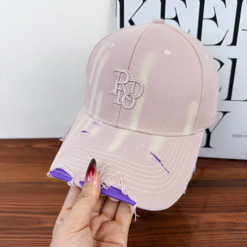 Damen Baseballkappe aus Baumwolle im Used-Look, klassisch, Skanto
