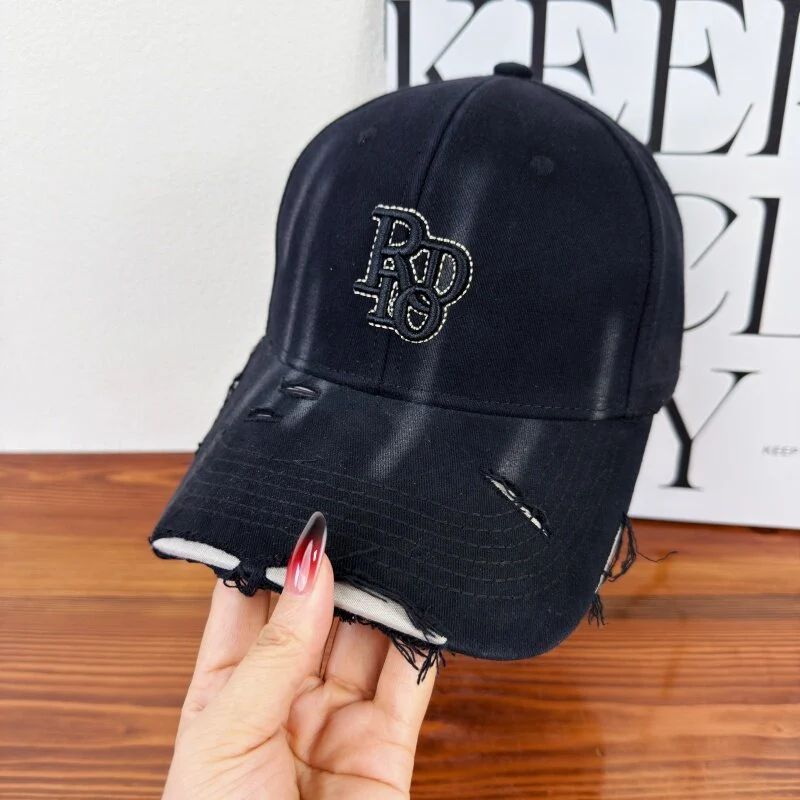 Damen Baseballkappe aus Baumwolle im Used-Look, klassisch, Skanto