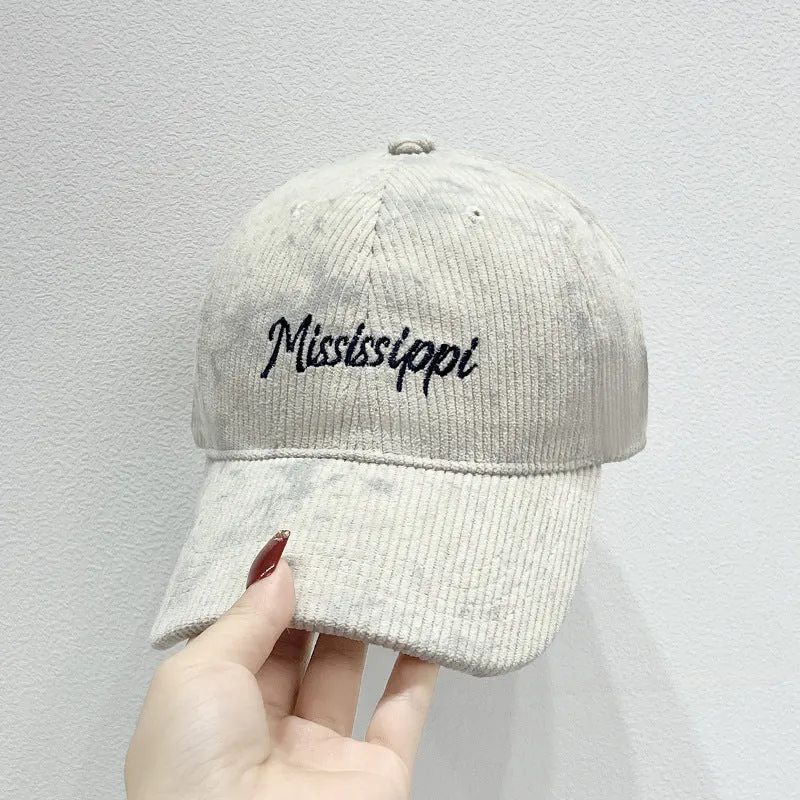 Cord-Visor-Kappe für Damen Skanto
