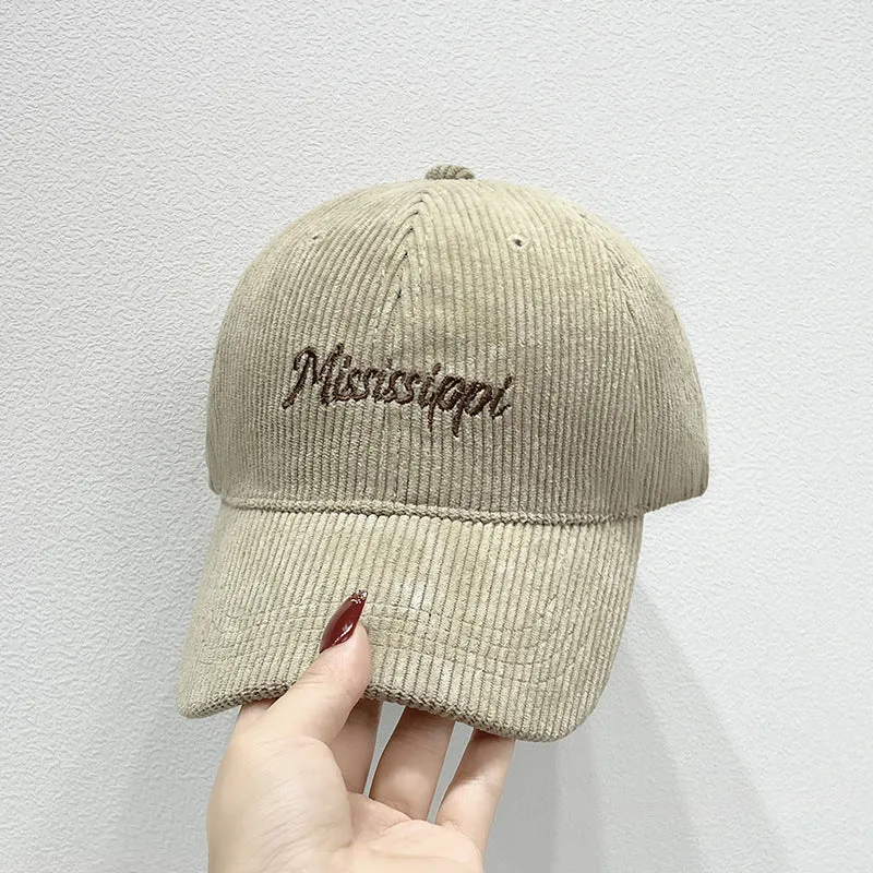Cord-Visor-Kappe für Damen Skanto