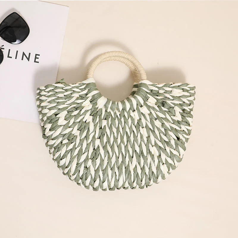 Geflochtene Korbtasche mit einzigartigem Design Skanto