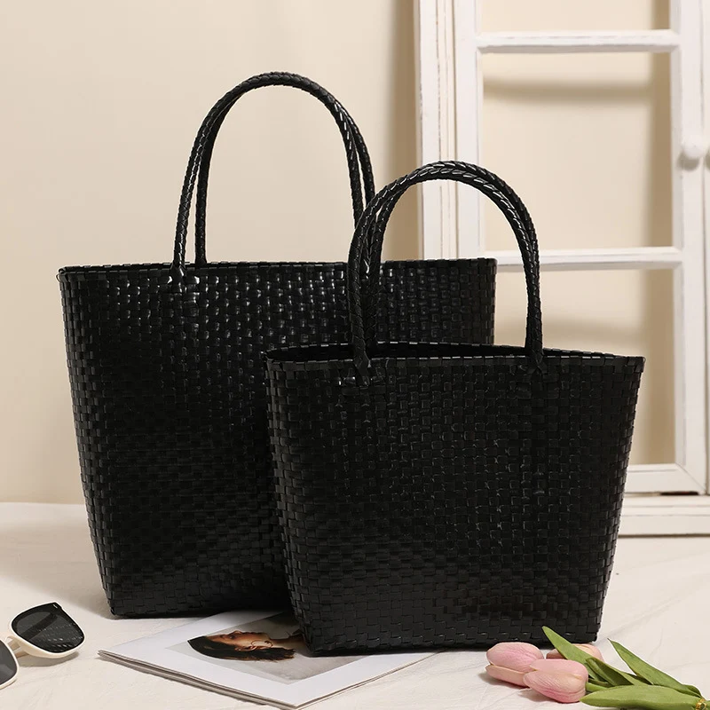 Geflochtene Freizeit-Shopper-Tasche Skanto