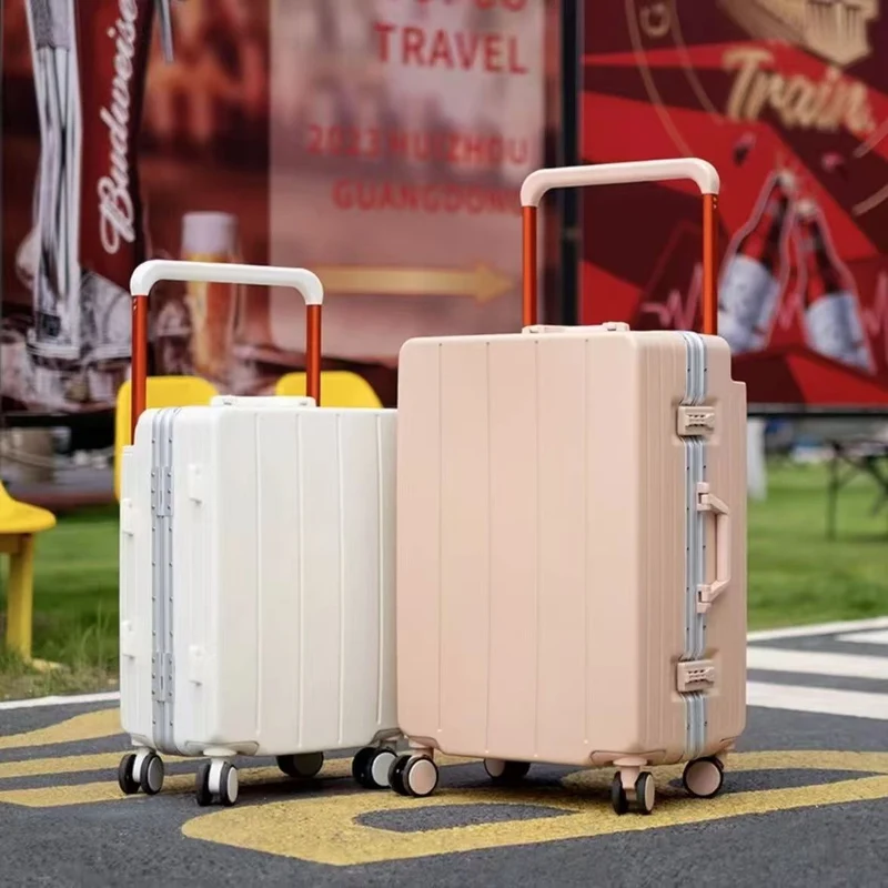 Unisex Leichter Reisekoffer mit Teleskopgriff Skanto