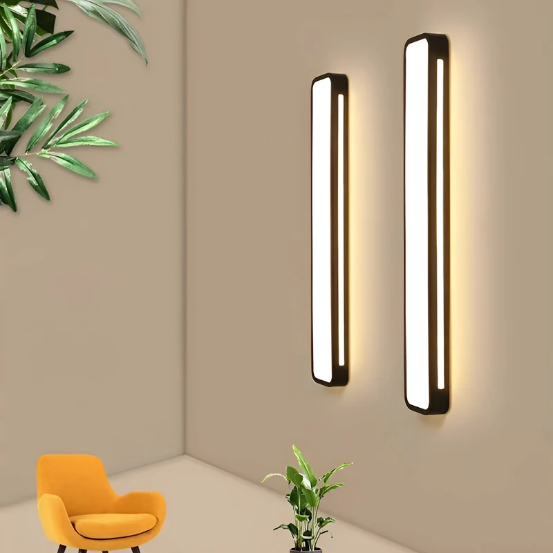 Rechteckige Deckenlampe – Klare Linien & modernes Design | Perfekt für Wohnzimmer und Essbereich | Skanto