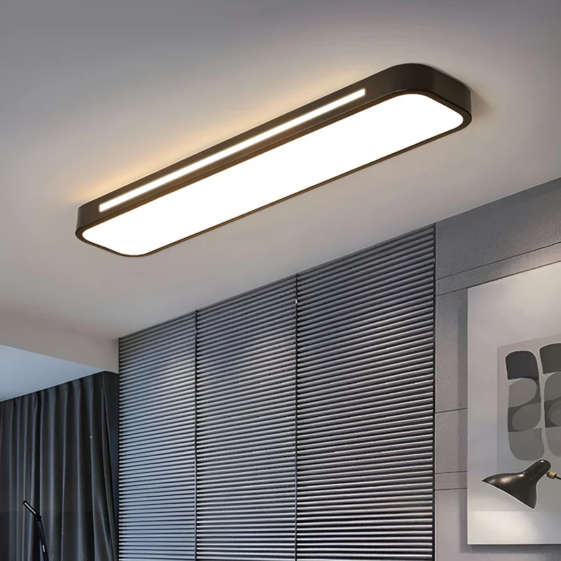 Rechteckige Deckenlampe – Klare Linien & modernes Design | Perfekt für Wohnzimmer und Essbereich | Skanto