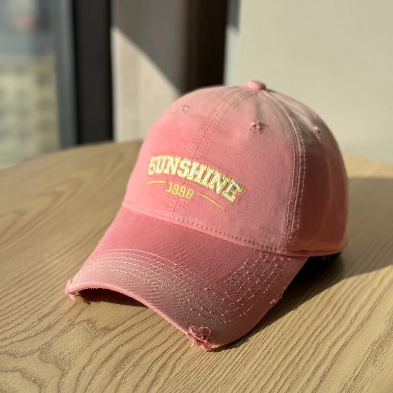 Damen Lässige Distressed-Baseballkappe Skanto