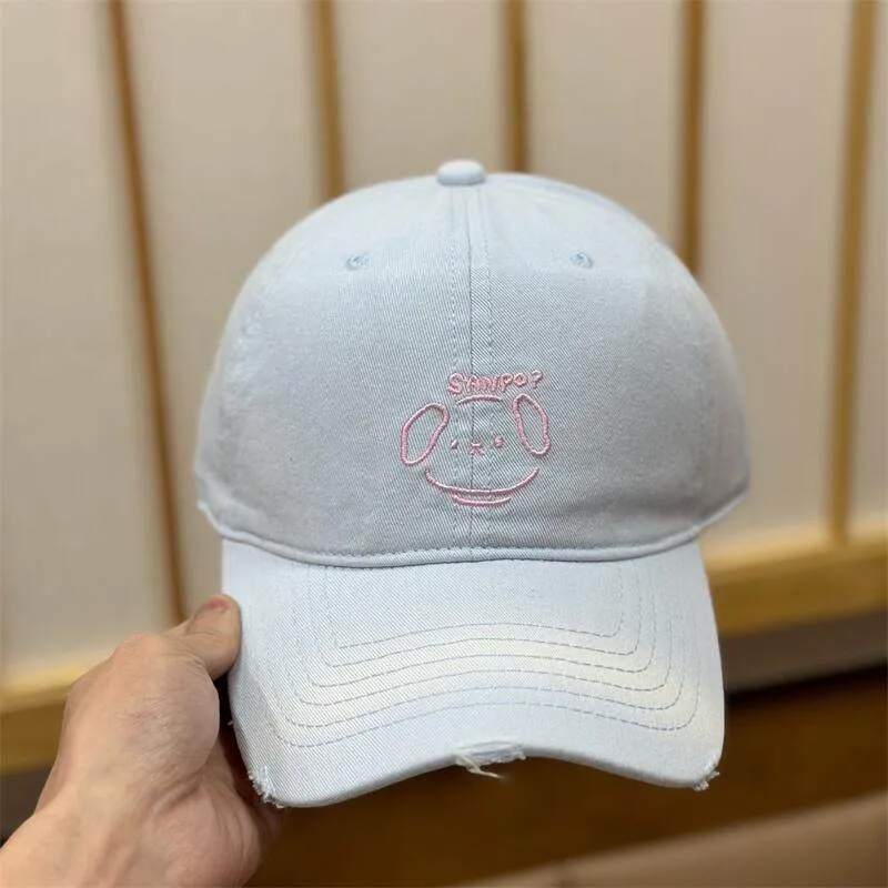 Damen Lässige Baseballkappe mit Charakterstickerei Skanto