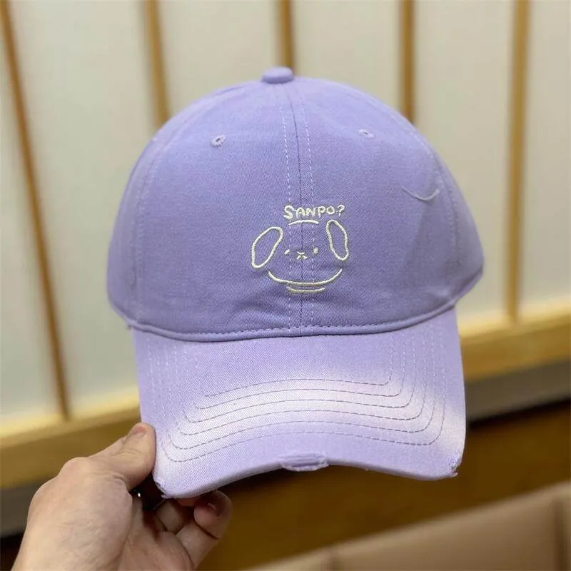 Damen Lässige Baseballkappe mit Charakterstickerei Skanto