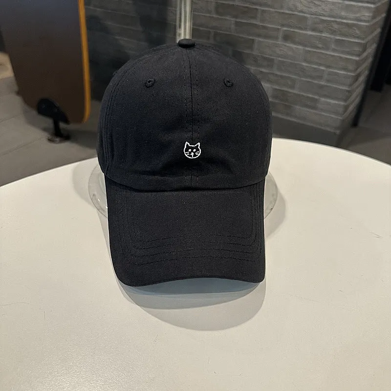 Damen Baseballkappe mit Katzenstickerei Skanto