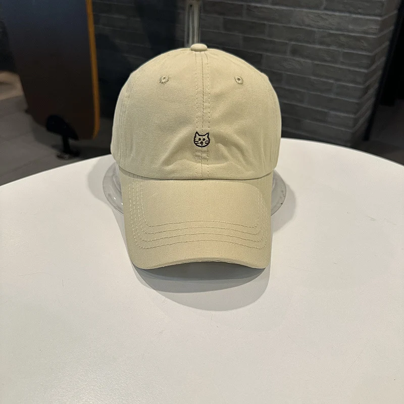 Damen Baseballkappe mit Katzenstickerei Skanto