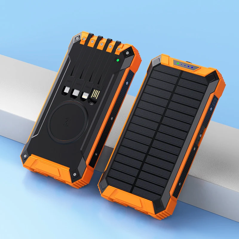 Powerbank mit solarbetriebenem Schnellladegerät Skanto