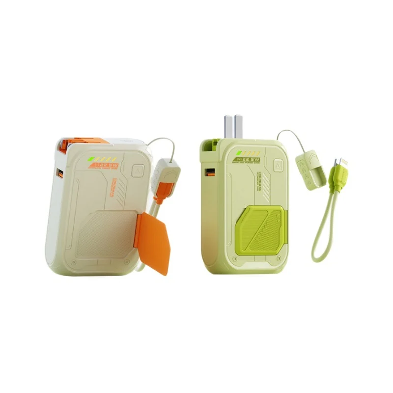 Tragbare Powerbank mit integrierter Schnellladefunktion und Wasserschutz Skanto