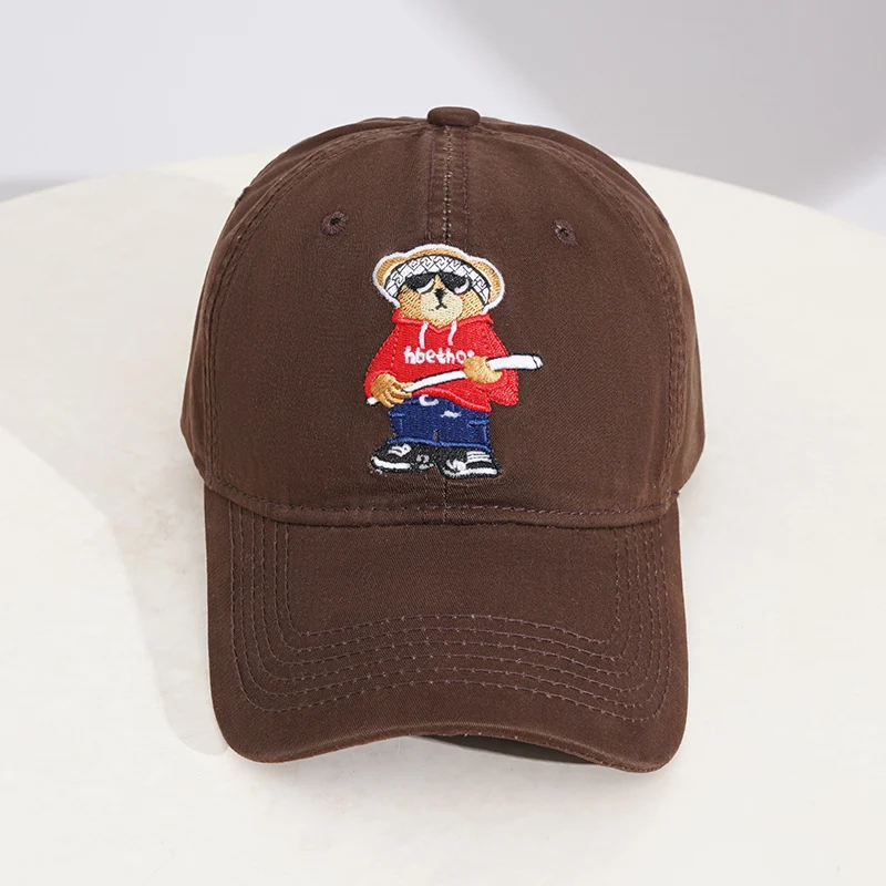 Herren Bestickte Baseballkappe mit Cartoon-Charakter Skanto