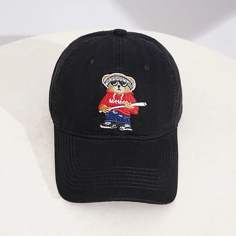 Herren Bestickte Baseballkappe mit Cartoon-Charakter Skanto