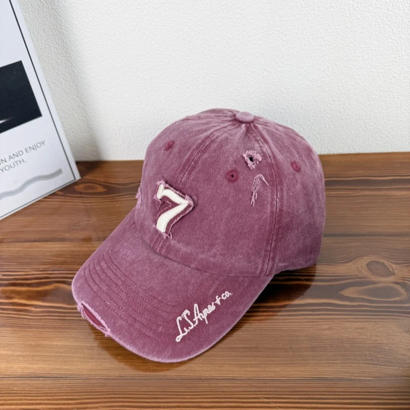 Herren Vintage Baseballkappe im Used-Look Skanto