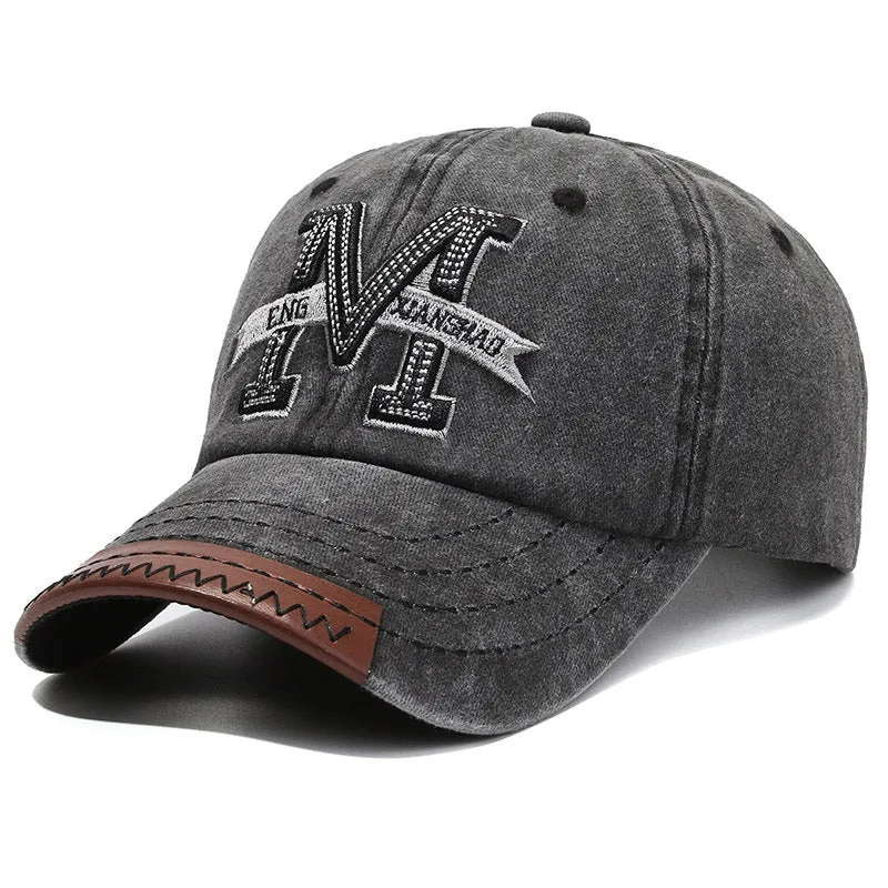 Herren Distressed Patch-Baseballkappe Skanto